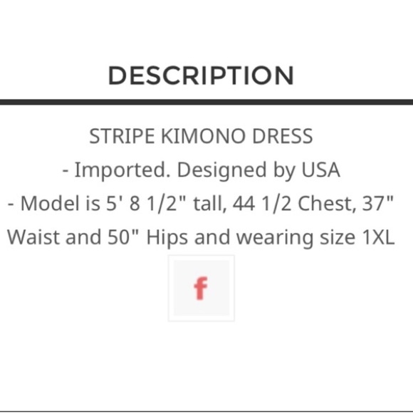 Striped Plus Size Dress - Picture 6 of 7